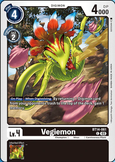 Vegiemon (BT14-061) - Blast Ace