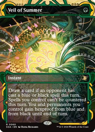 Veil of Summer (SOA-060)  - Secrets of Strixhaven: Mystical Archive
