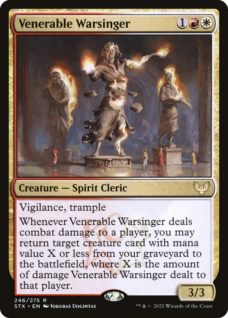 Venerable Warsinger (STX-246)  - Strixhaven: School of Mages