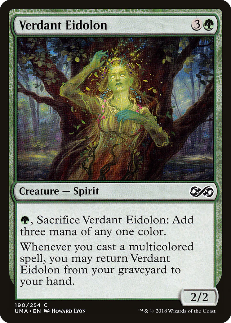 Verdant Eidolon (UMA-190)  Foil - Ultimate Masters