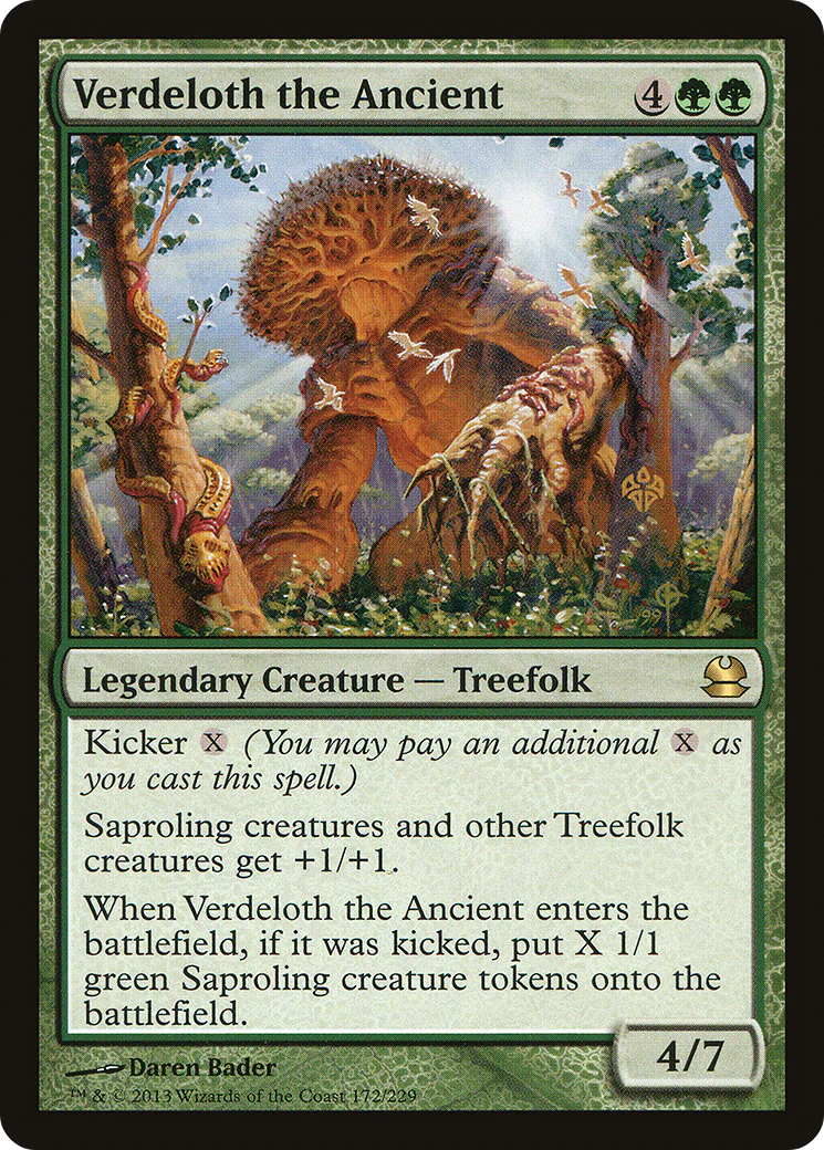 Verdeloth the Ancient (MMA-172)  Foil - Modern Masters