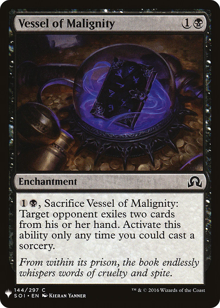 Vessel of Malignity (LIST-SOI-144)  - The List