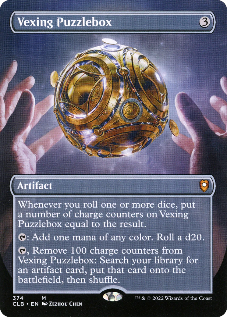 Vexing Puzzlebox (Borderless) (CLB-374)  Foil - Commander Legends: Battle for Baldur's Gate
