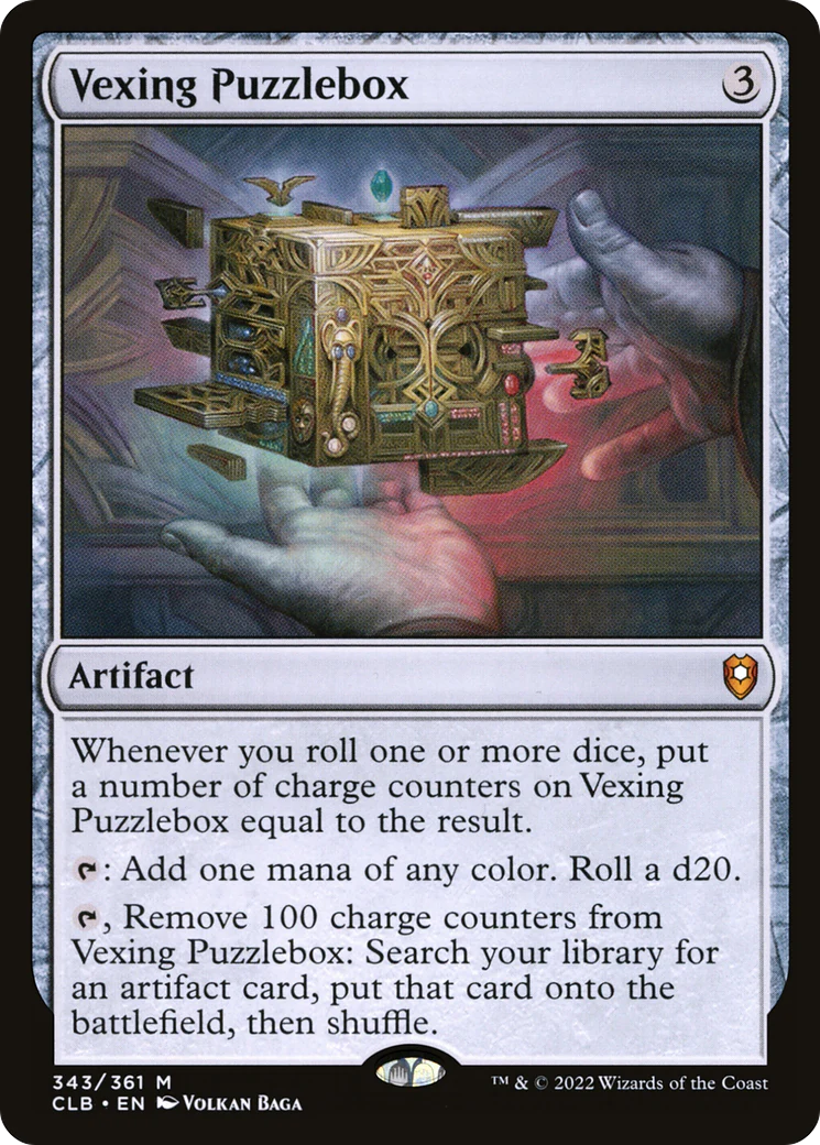 Vexing Puzzlebox (CLB-343)  Foil - Commander Legends: Battle for Baldur's Gate
