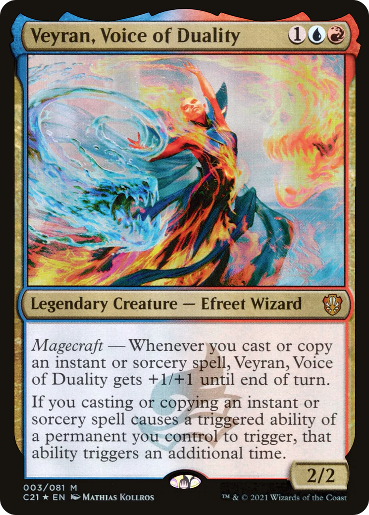Veyran, Voice of Duality (C21-003)  Foil - Commander 2021