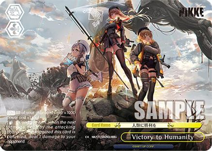 Victory to Humanity (RRR+) (NIK/S117-E029EX RRR+) - GODDESS OF VICTORY: NIKKE