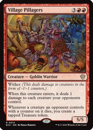 Village Pillagers (ECC-014)  - Commander: Lorwyn Eclipsed