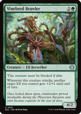 Vinebred Brawler (ECL-201) Foil - Lorwyn Eclipsed