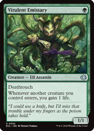 Virulent Emissary (ECL-202)  - Lorwyn Eclipsed