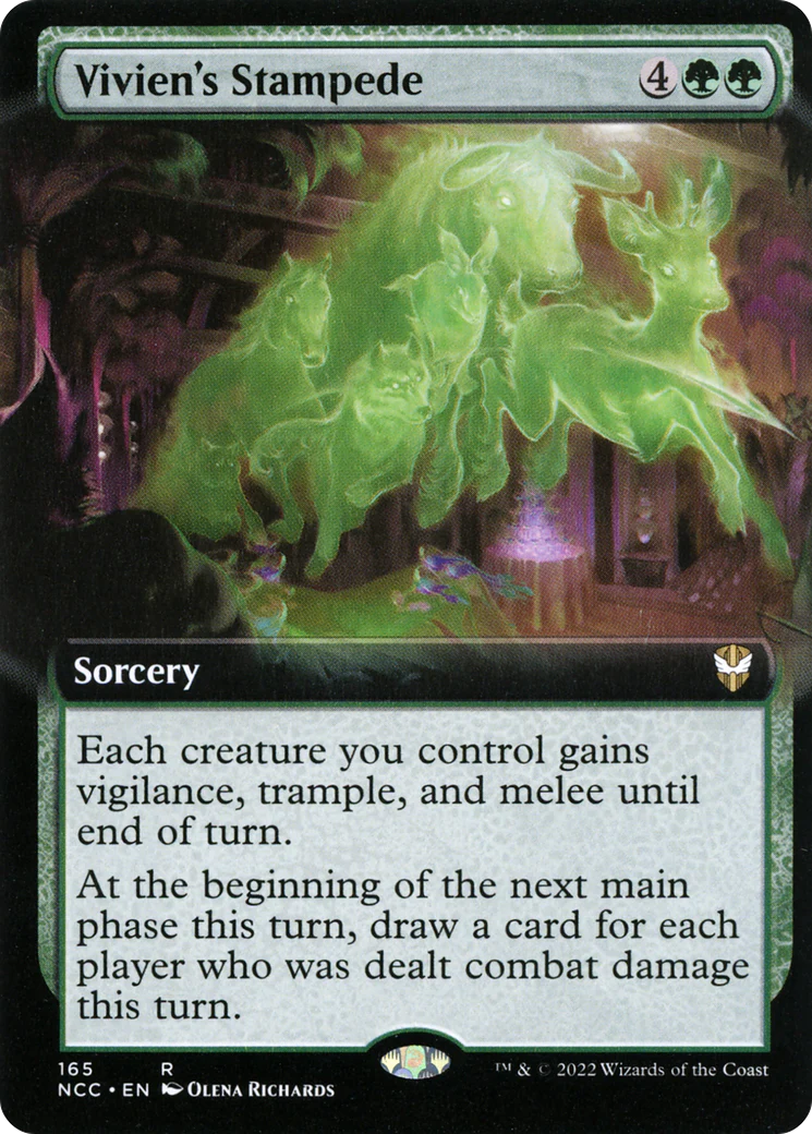 Vivien's Stampede (Extended Art) (NCC-165)  - New Capenna Commander: (Extended Art)