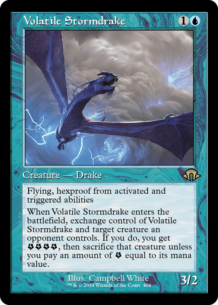 Volatile Stormdrake (Retro Frame) (MH3-404)  - Modern Horizons 3