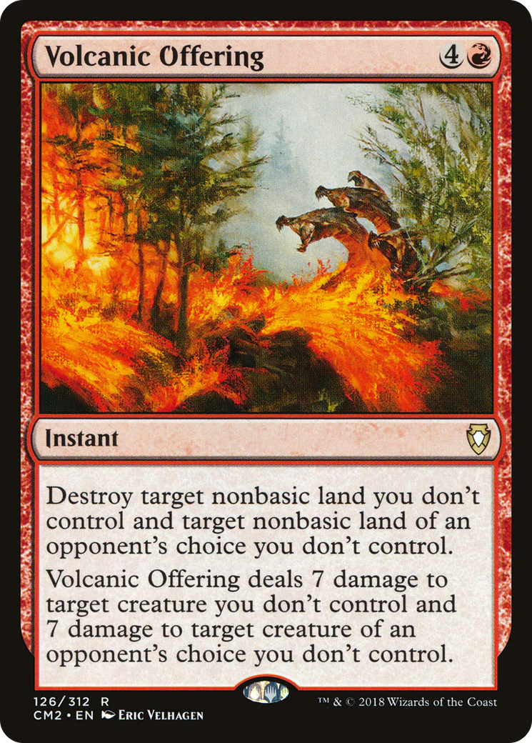 Volcanic Offering (CM2-126)  - Commander Anthology Volume II