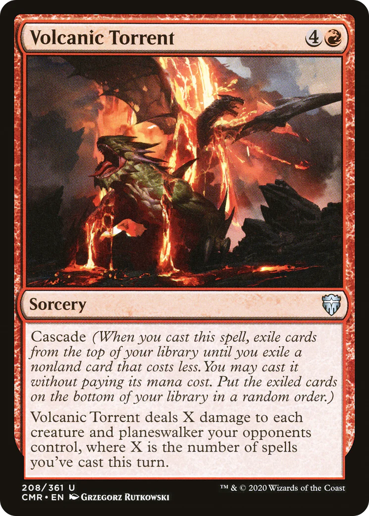Volcanic Torrent (CMR-208)  - Commander Legends