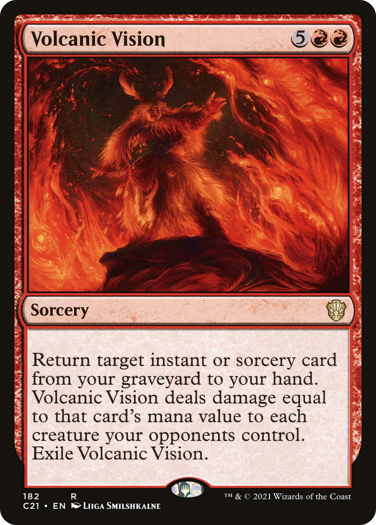 Volcanic Vision (C21-182)  - Commander 2021