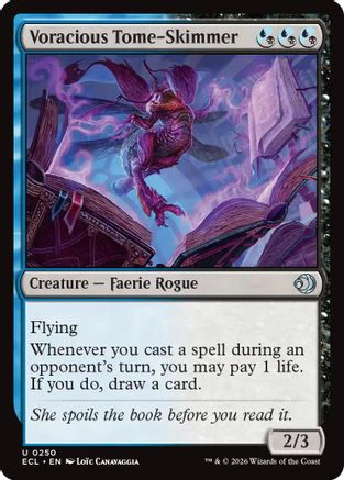 Voracious Tome-Skimmer (ECL-250) Foil - Lorwyn Eclipsed