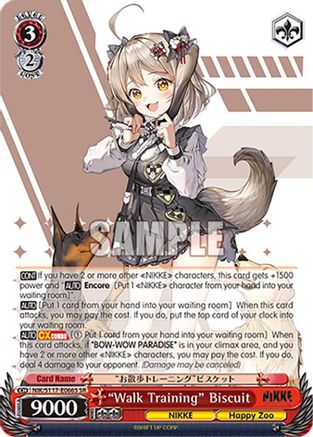 "Walk Training" Biscuit (SR) (NIK/S117-E066S SR) - GODDESS OF VICTORY: NIKKE