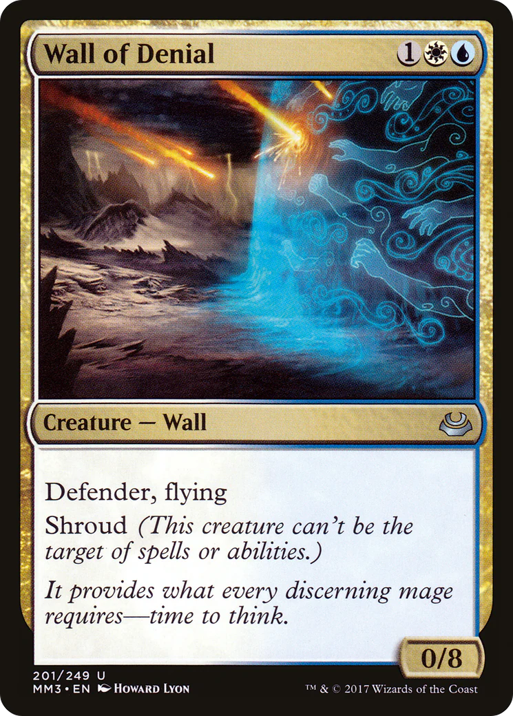 Wall of Denial (MM3-201)  - Modern Masters 2017
