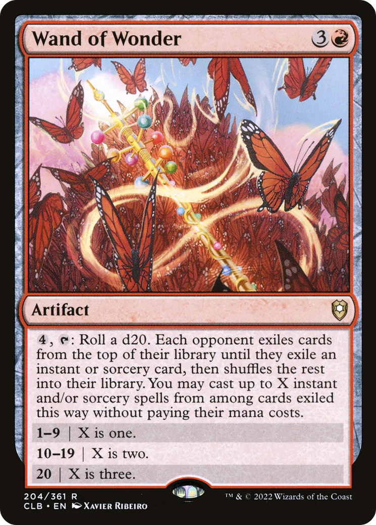 Wand of Wonder (CLB-204)  Foil - Commander Legends: Battle for Baldur's Gate