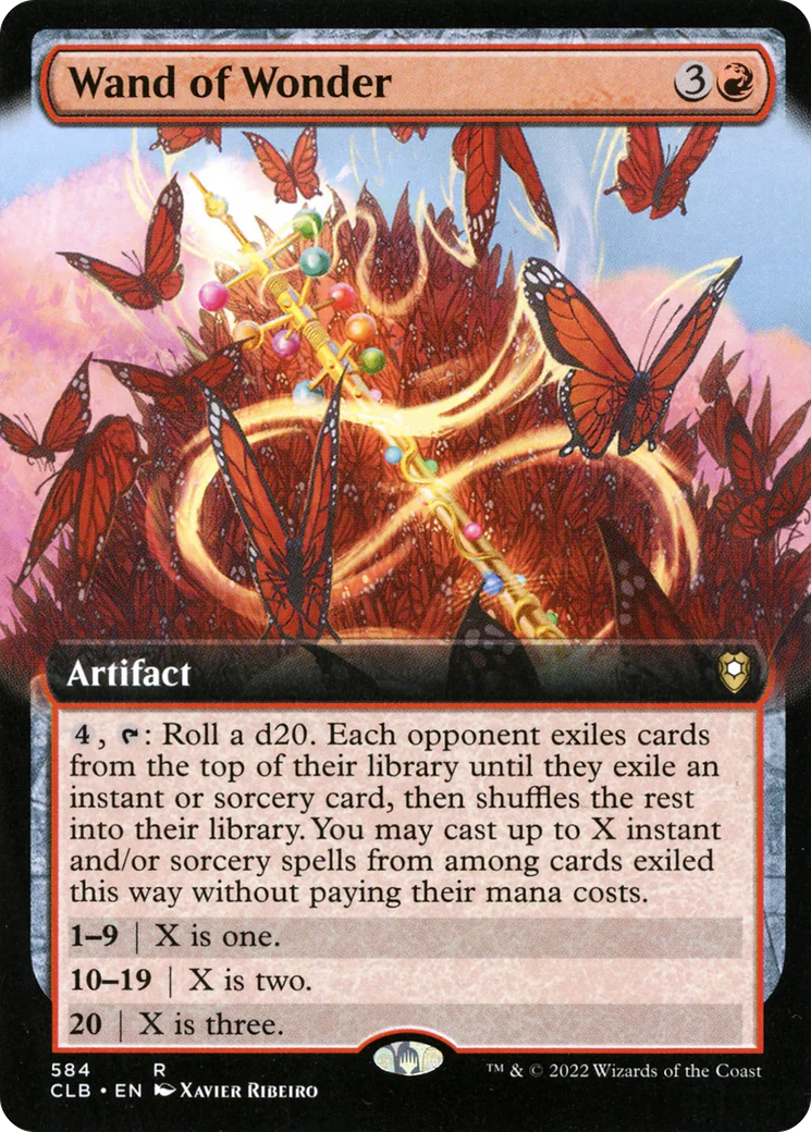 Wand of Wonder (Extended Art) (CLB-584)  Foil - Commander Legends: Battle for Baldur's Gate: (Extended Art)