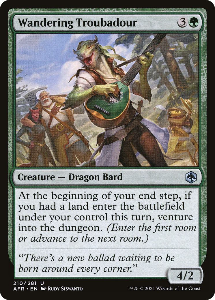 Wandering Troubadour (AFR-210)  - Adventures in the Forgotten Realms