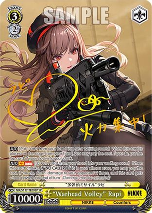 "Warhead Volley" Rapi (SP) (NIK/S117-TE09SP SP) - GODDESS OF VICTORY: NIKKE