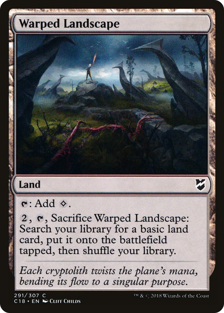 Warped Landscape (C18-291)  - Commander 2018