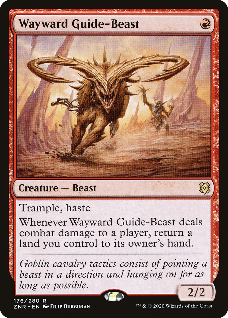 Wayward Guide-Beast (ZNR-176) Foil - Zendikar Rising