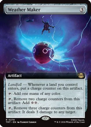 Weather Maker (Extended Art) (TMT-279)  Foil - Teenage Mutant Ninja Turtles