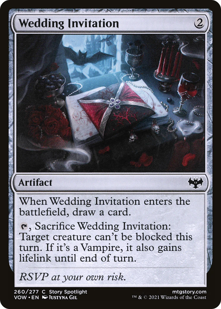 Wedding Invitation (VOW-260)  Foil - Innistrad: Crimson Vow