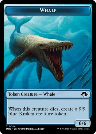 Whale // Energy Reserve Double-Sided Token (MH3-14 // 36)  - Modern Horizons 3