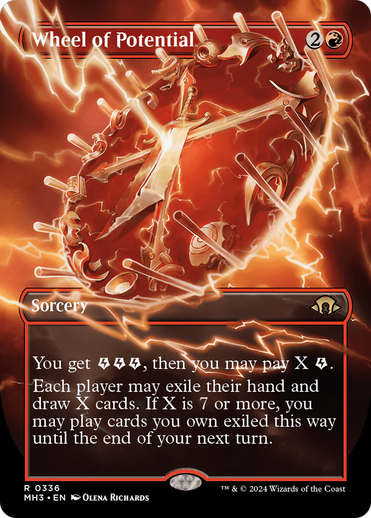 Wheel of Potential (Borderless) (MH3-336)  - Modern Horizons 3