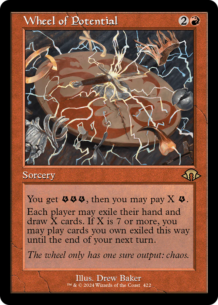 Wheel of Potential (Retro Frame) (MH3-422)  Foil - Modern Horizons 3