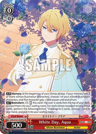 White Day, Aqua (SR) (OSK/S121-E039S SR) - [OSHI NO KO] Vol.2