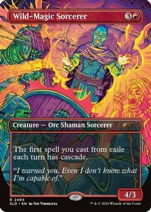 Wild-Magic Sorcerer (SLD-2494)  Foil - Secret Lair Drop Series