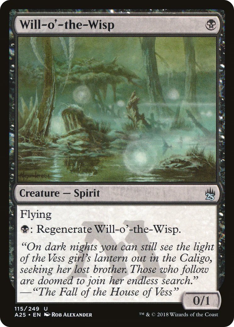 Will-o'-the-Wisp (A25-115)  Foil - Masters 25