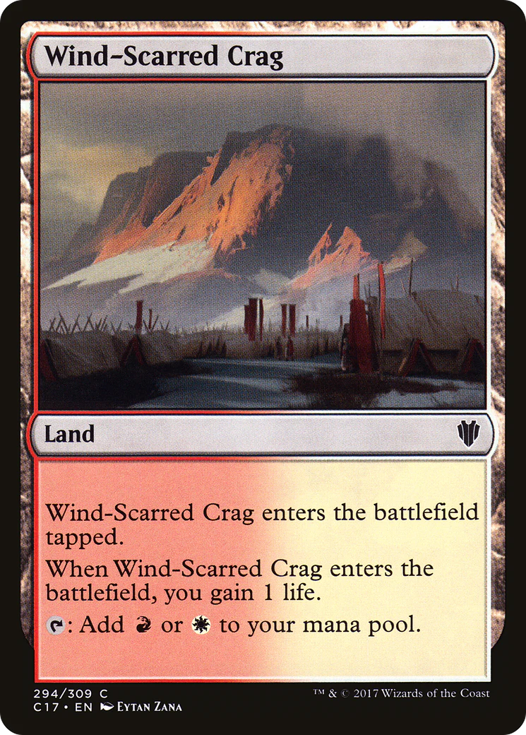 Wind-Scarred Crag (C17-294)  - Commander 2017