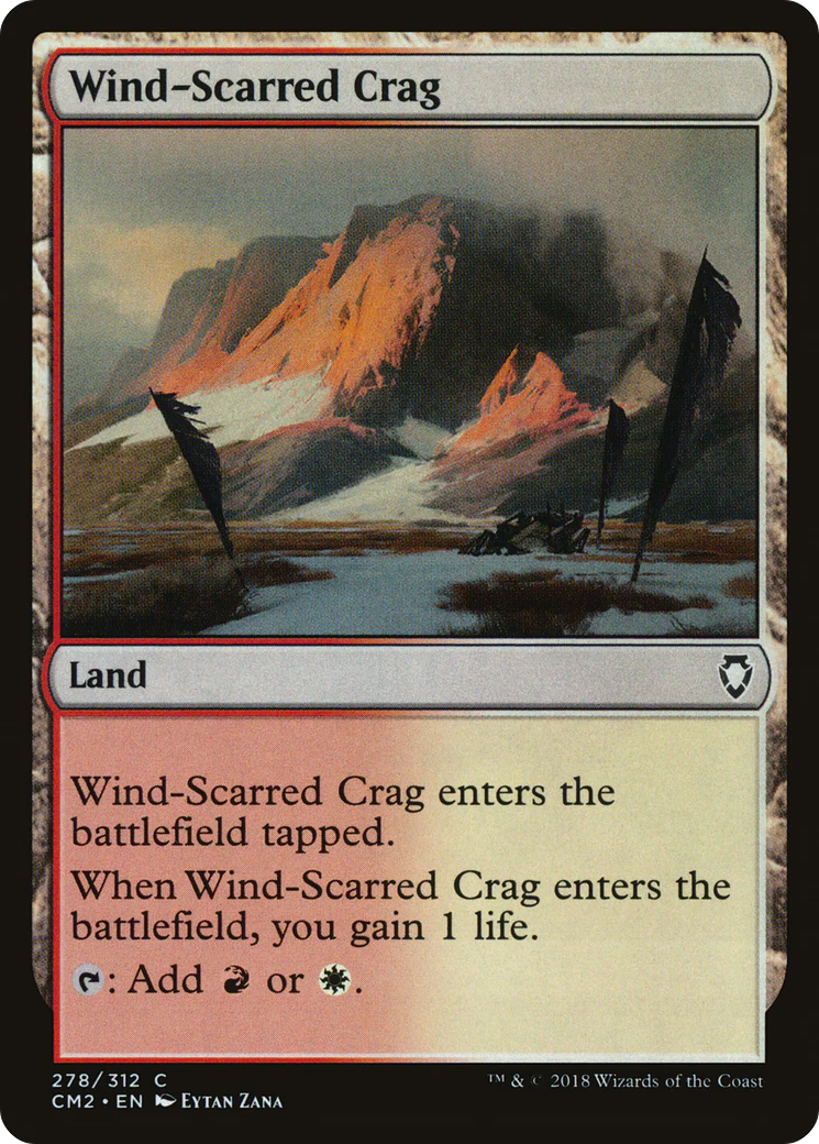 Wind-Scarred Crag (CM2-278)  - Commander Anthology Volume II