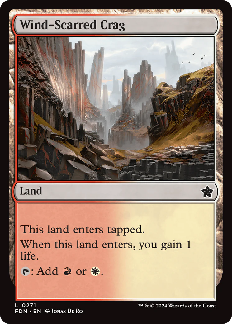 Wind-Scarred Crag (FDN-271)  - Foundations