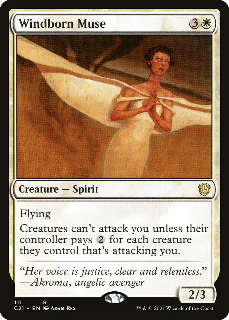 Windborn Muse (C21-111)  - Commander 2021