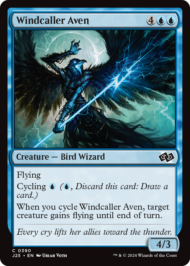 Windcaller Aven (J25-390)  - Foundations Jumpstart