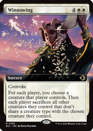 Winnowing (Extended Art) (ECL-355) Foil - Lorwyn Eclipsed