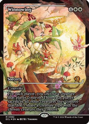 Winnowing (Showcase) (ECL-382) Foil - Lorwyn Eclipsed