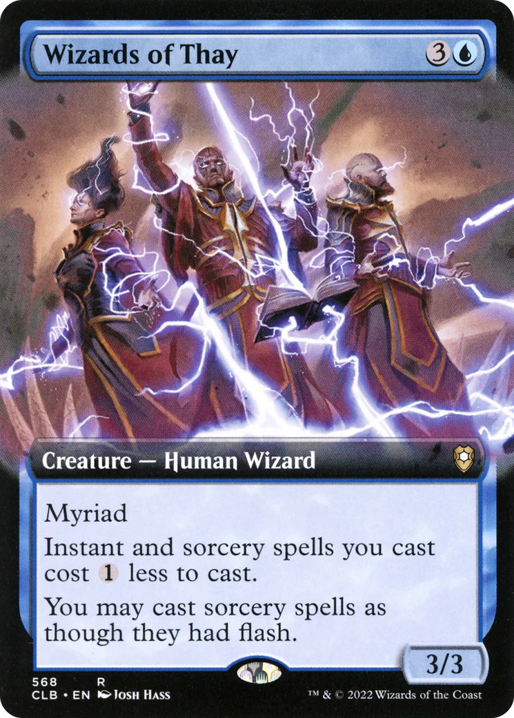Wizards of Thay (Extended Art) (CLB-568)  - Commander Legends: Battle for Baldur's Gate: (Extended Art)