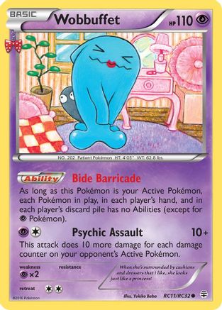 Wobbuffet RC11/RC32  Generations Radiant Collection - Common