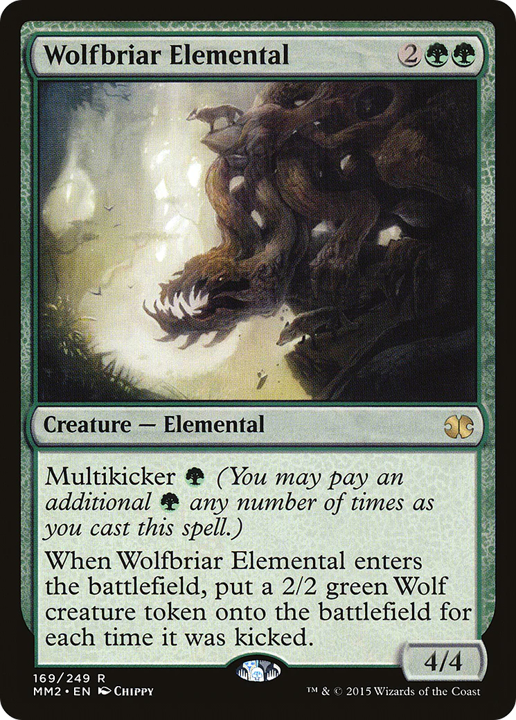 Wolfbriar Elemental (MM2-169) Foil - Modern Masters 2015