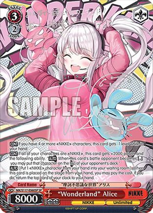 "Wonderland" Alice (SP) (Silver Stamp) (NIK/S117-E060SP SP) - GODDESS OF VICTORY: NIKKE