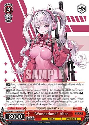 "Wonderland" Alice (SR) (NIK/S117-E060S SR) - GODDESS OF VICTORY: NIKKE