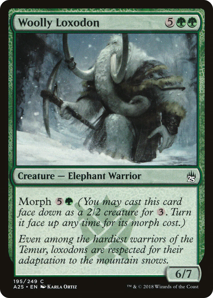 Woolly Loxodon (A25-195)  - Masters 25