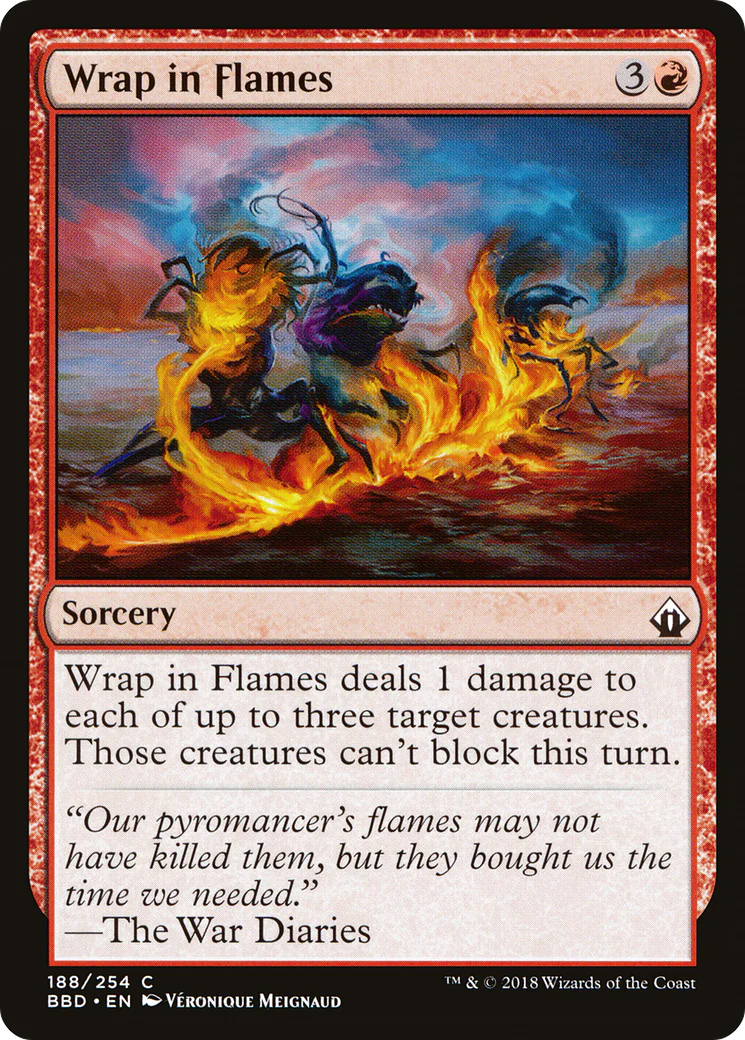 Wrap in Flames (BBD-188)  Foil - Battlebond