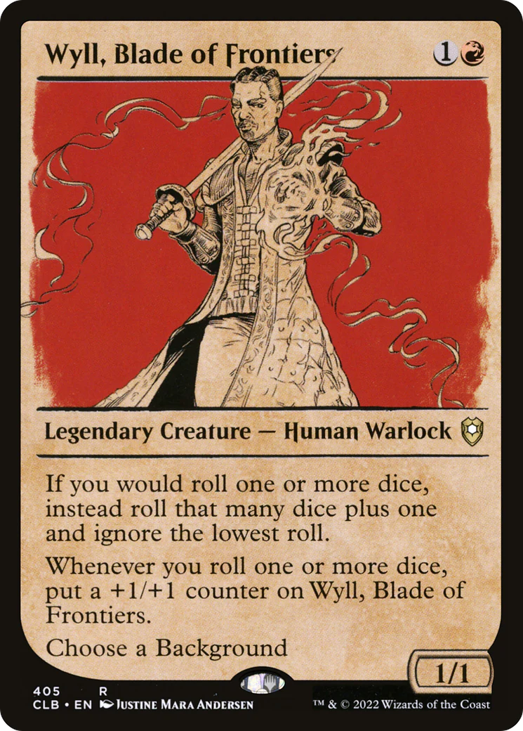 Wyll, Blade of Frontiers (Showcase) (CLB-405)  - Commander Legends: Battle for Baldur's Gate: (Showcase)